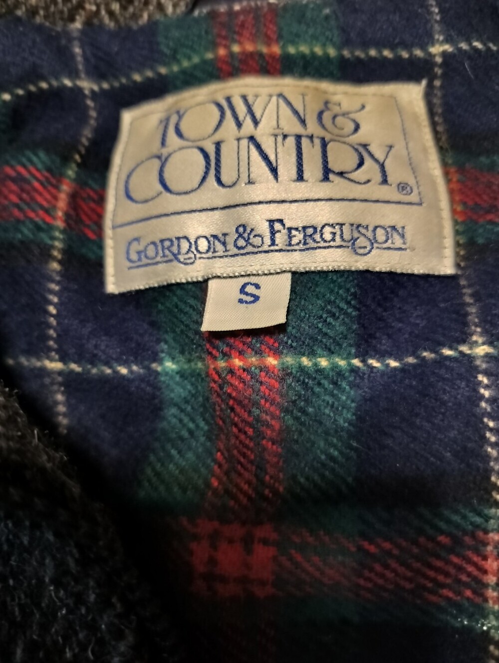 Mint Vintage 70s Woolrich Town & Country Plaid Wool Jacket MINT Condition Small - Picture 3 of 6